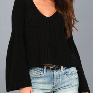 Free People Bell Sleeve Sweater